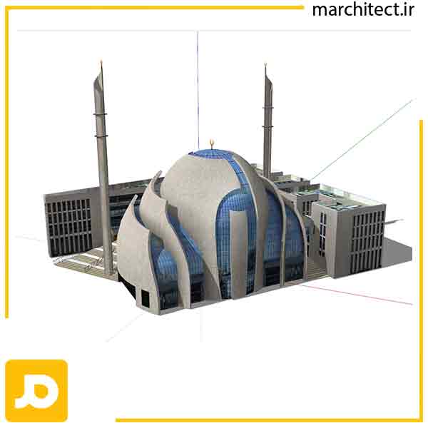 مدل آماده مسجد Kölner Moschee